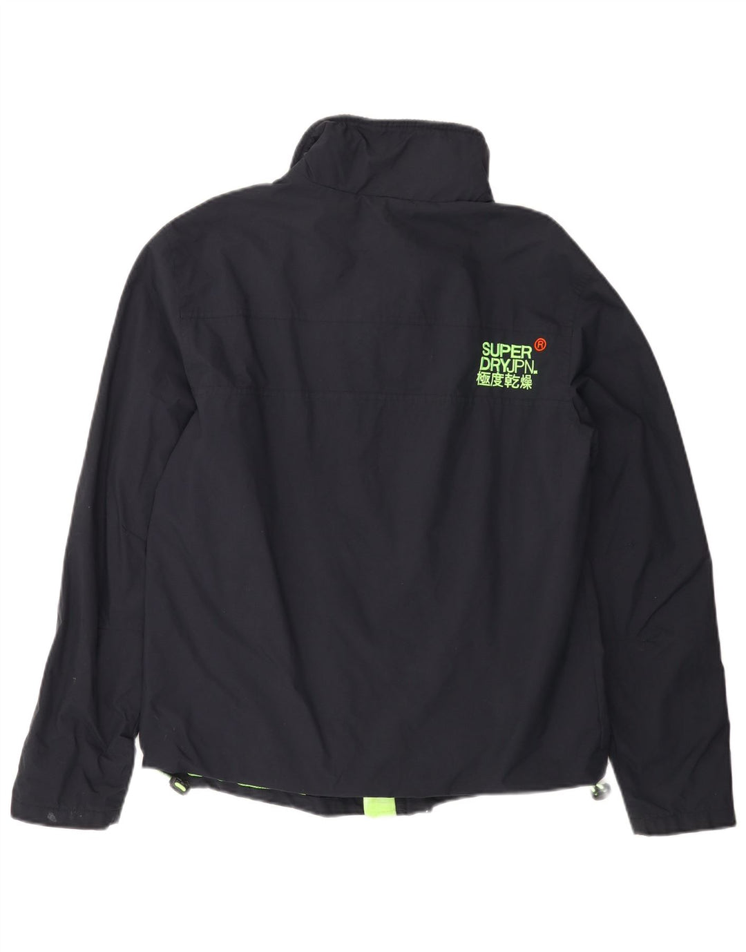 Jaqueta corta-vento masculina SUPERDRY The Windhiker Reino Unido 38 azul marinho médio