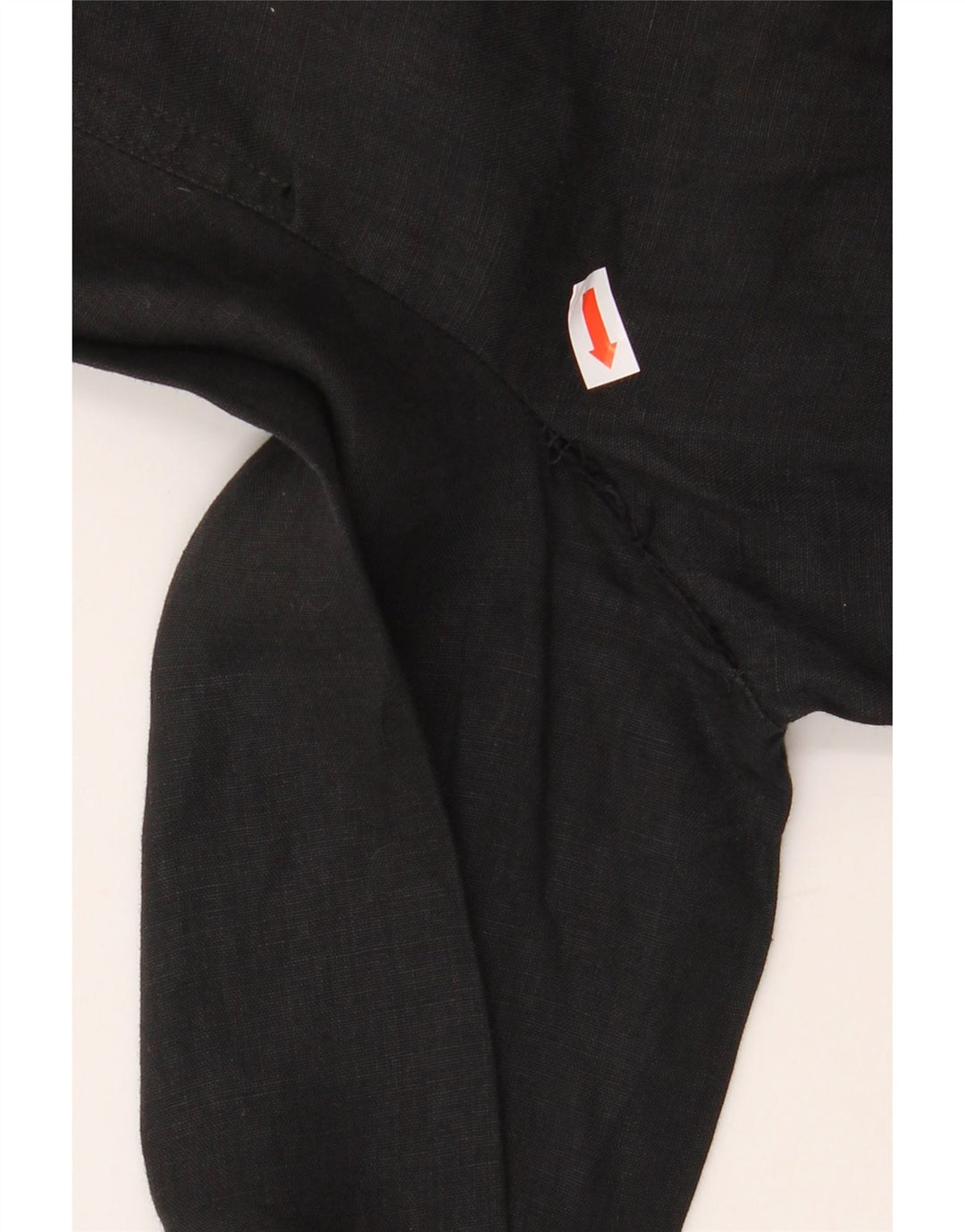 Blusa feminina grande LUISA SPAGNOLI UK 10 pequena linho preto