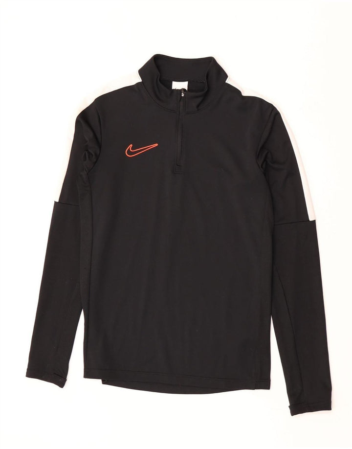Nike Mens Dri Fit Manga Longa Treino Top XS Poliéster Preto