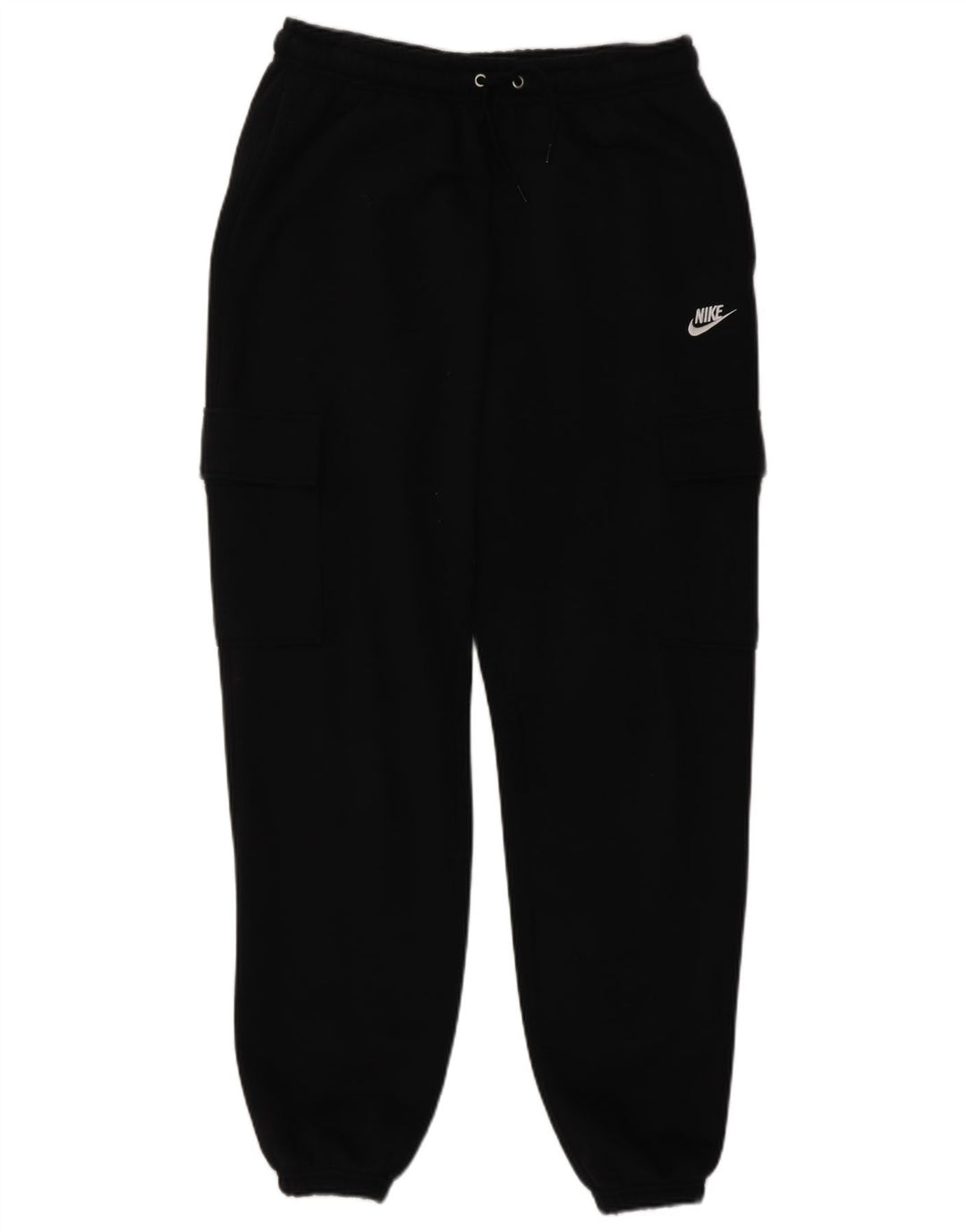 Nike Mens Cargo Calças de treino Joggers Pequeno Algodão Preto
