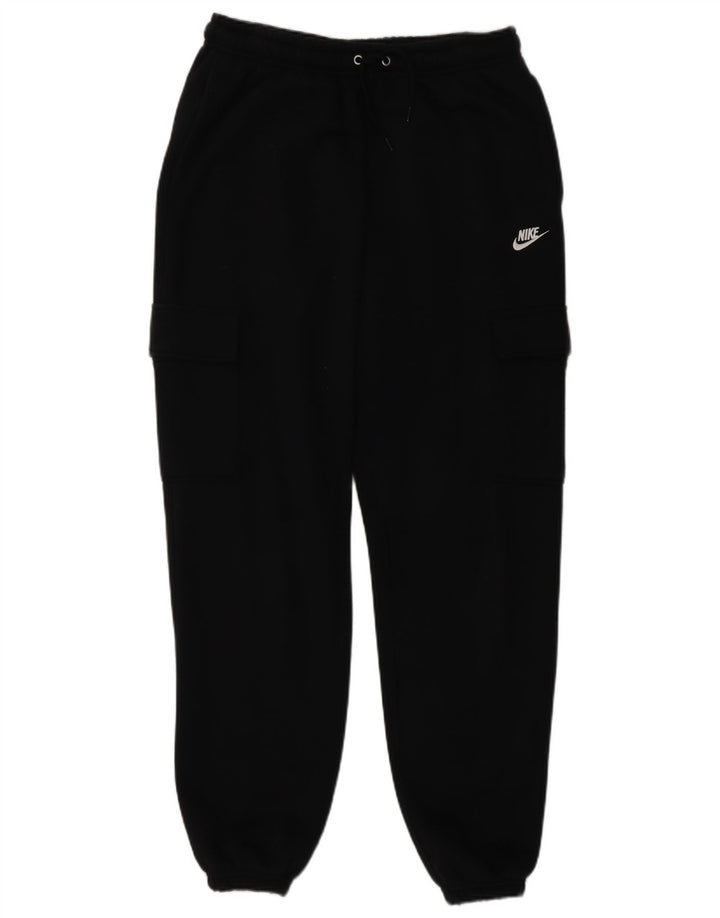 Nike Mens Cargo Calças de treino Joggers Pequeno Algodão Preto
