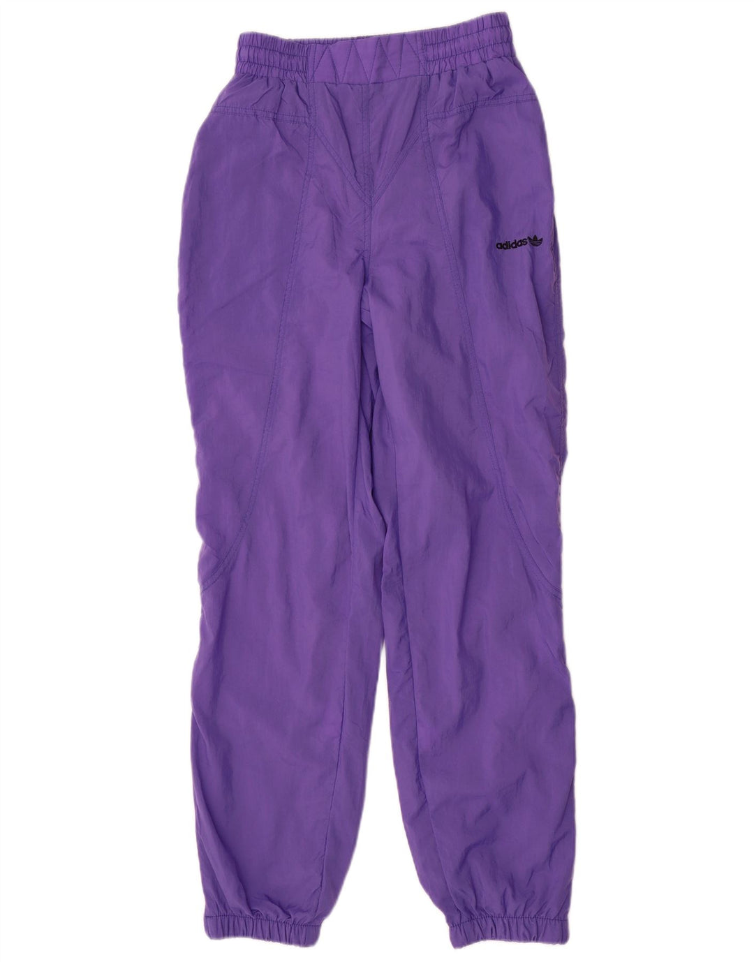 Adidas Mens Treino Calças Joggers Pequeno Roxo Nylon Esportes