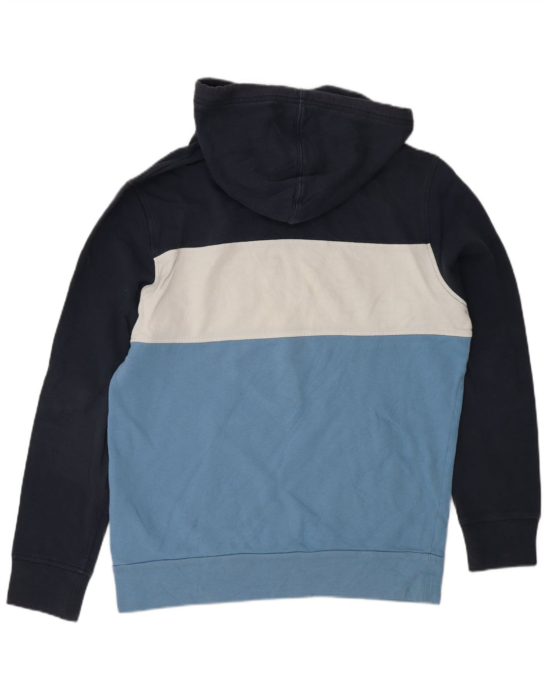 Suéter com capuz gráfico masculino Levi's médio azul marinho algodão colorblock