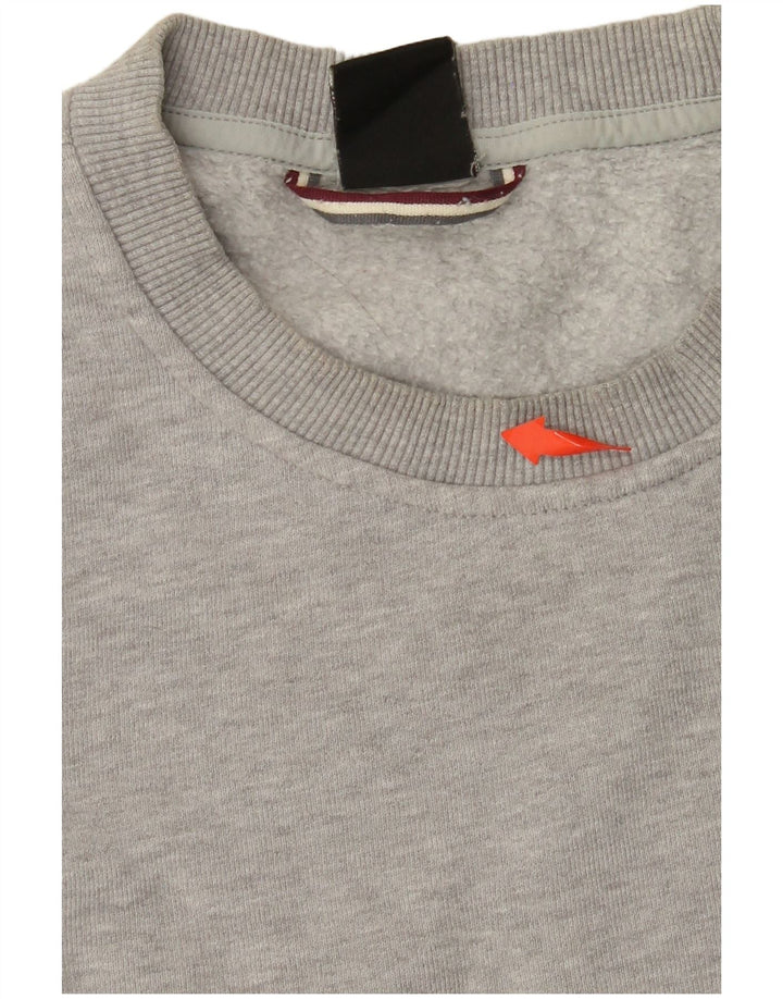 COLMAR moletom masculino jumper pequeno cinza colorblock algodão
