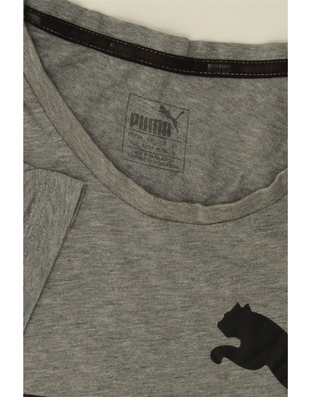 Camiseta masculina PUMA Graphic cinza médio