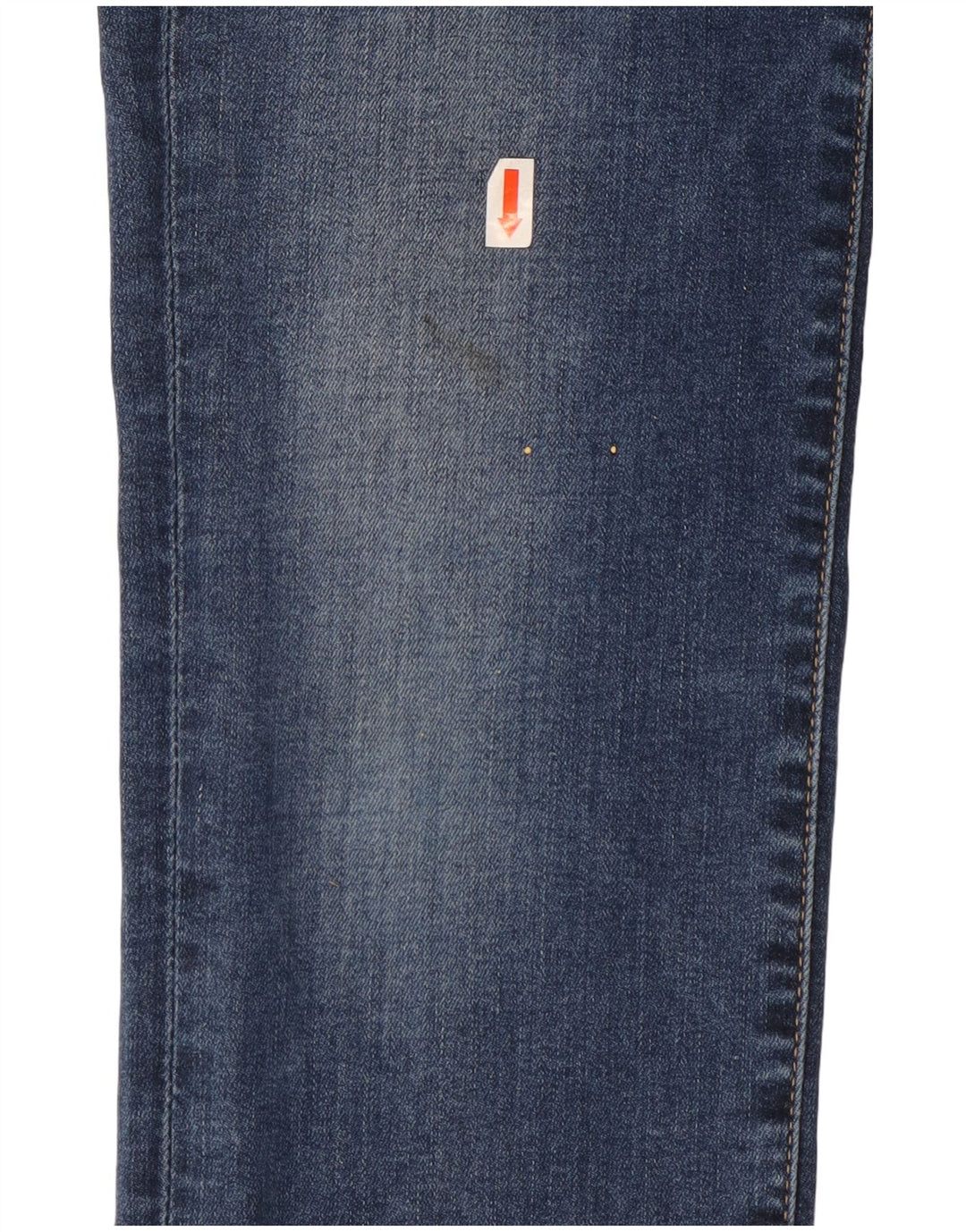 Calça jeans feminina Levi's 724 High Rise Straight W24 L26 algodão azul
