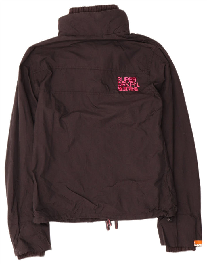 Jaqueta corta-vento feminina Superdry UK 12 médio preto
