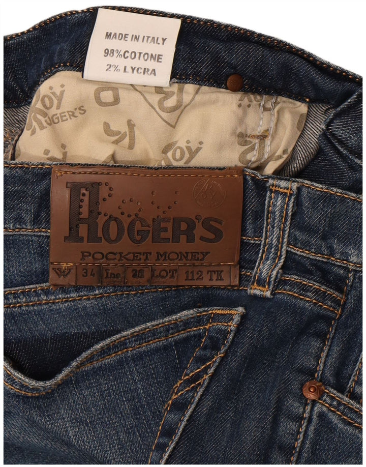 Calça jeans feminina Roy Rogers W34 L32 azul algodão