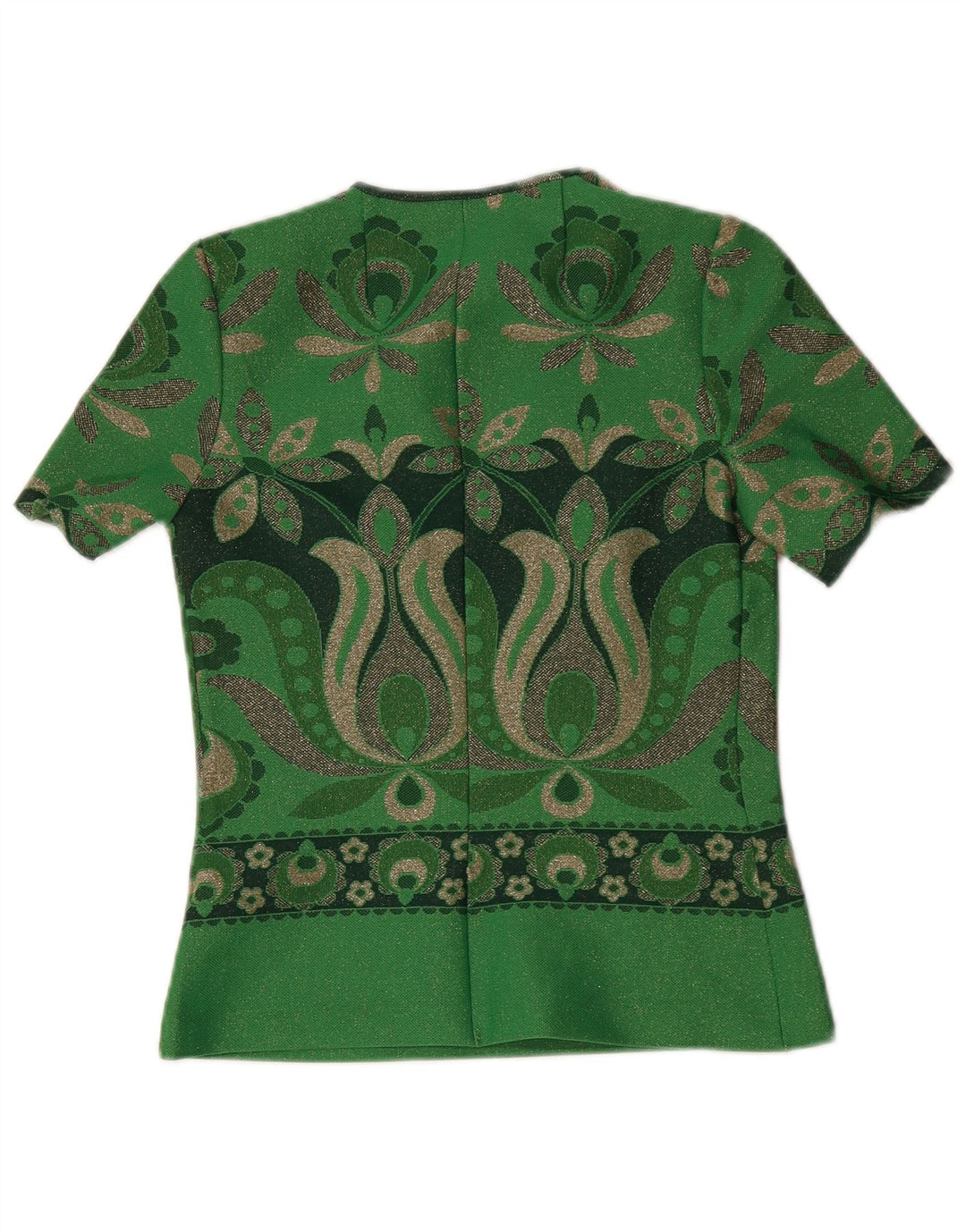 Blusa feminina Desiree Top IT 42 verde médio floral