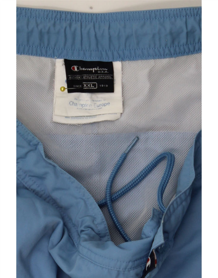 Shorts de natação masculino Champion 2XL azul colorblock poliéster