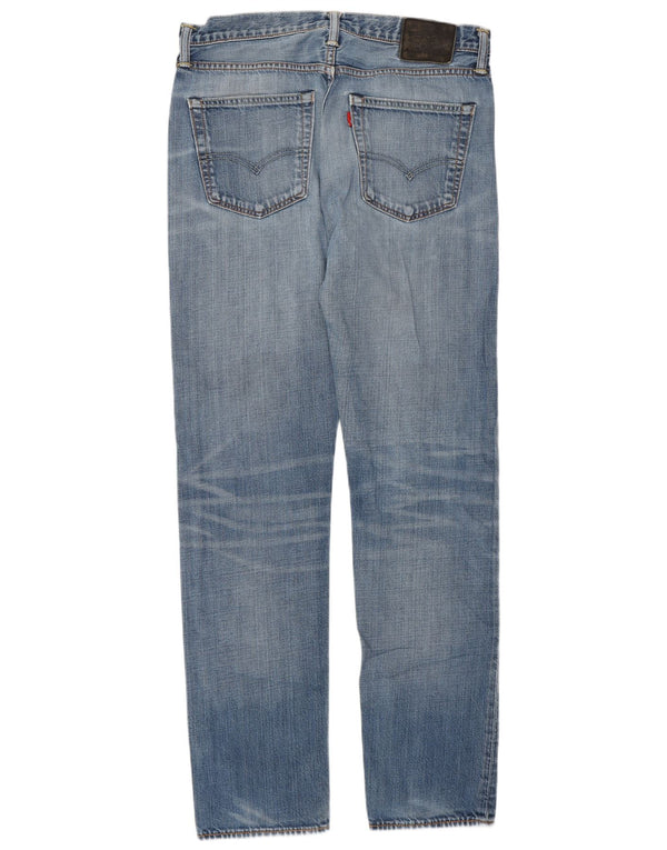 Calça jeans feminina Levi's 508 Straight W32 L34 azul algodão
