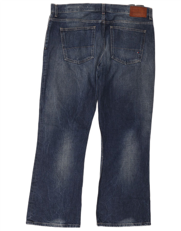 Tommy Hilfiger Masculino Bootcut Jeans W36 L30 Azul Algodão