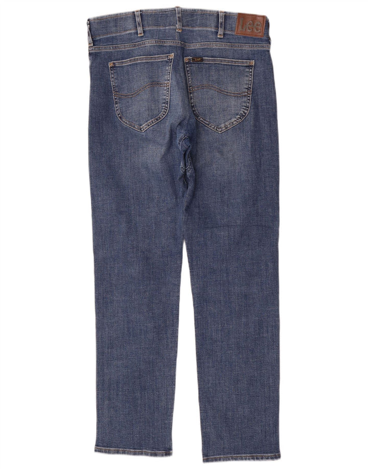 Lee Mens Extreme Motion Slim Jeans W36 L32 Azul Algodão