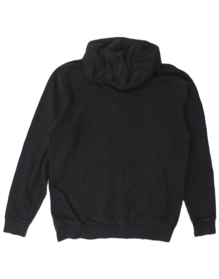 VANS Mens Graphic Hoodie Jumper Pequeno Algodão Preto