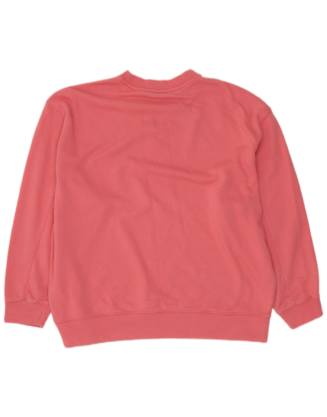 ADIDAS Womens Oversized Sweatshirt Jumper UK 10 Pequeno Algodão Rosa