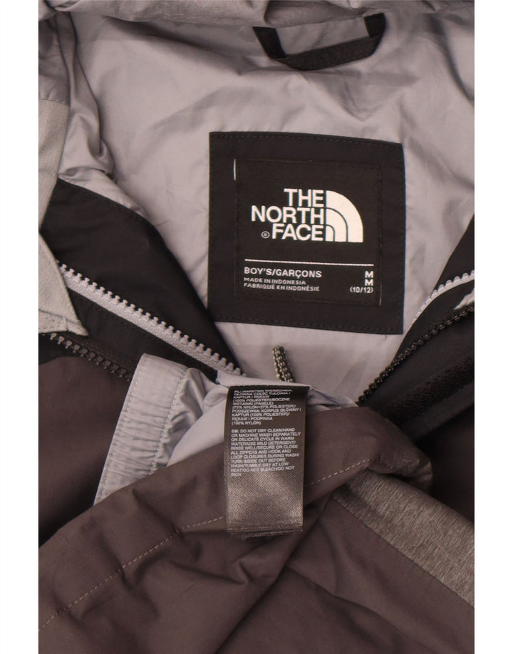 Jaqueta de chuva com capuz The North Face Boys 10-11 anos cinza médio poliéster