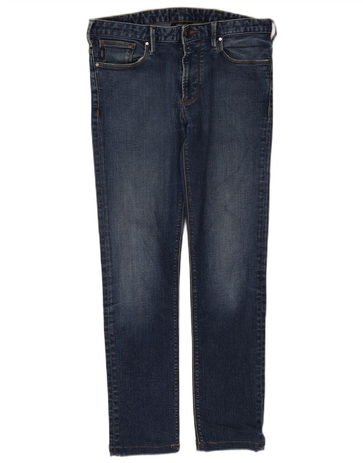 Calça Jeans Slim Feminina Armani W32 L29 Azul