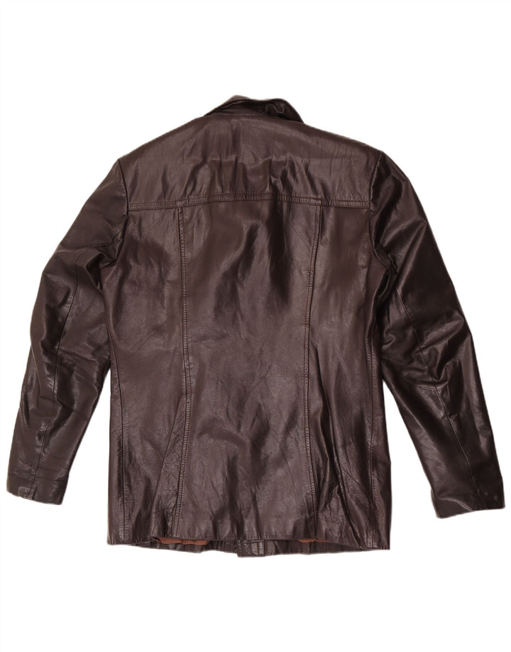 Jaqueta de couro masculina Esco EU 52 XL couro marrom