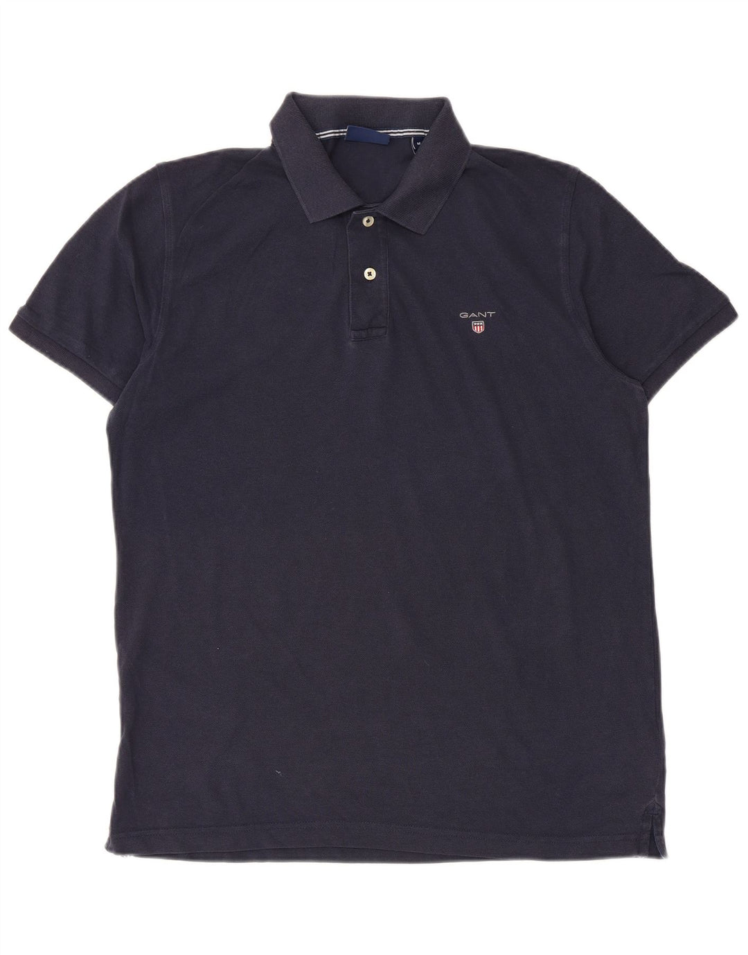 Camisa polo masculina Gant médio algodão azul marinho