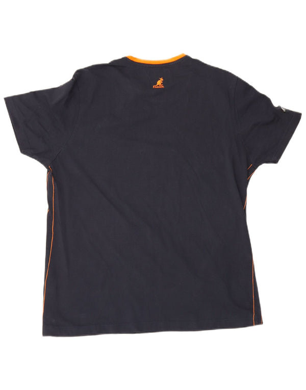 Camiseta masculina Kangol Top XL algodão azul marinho