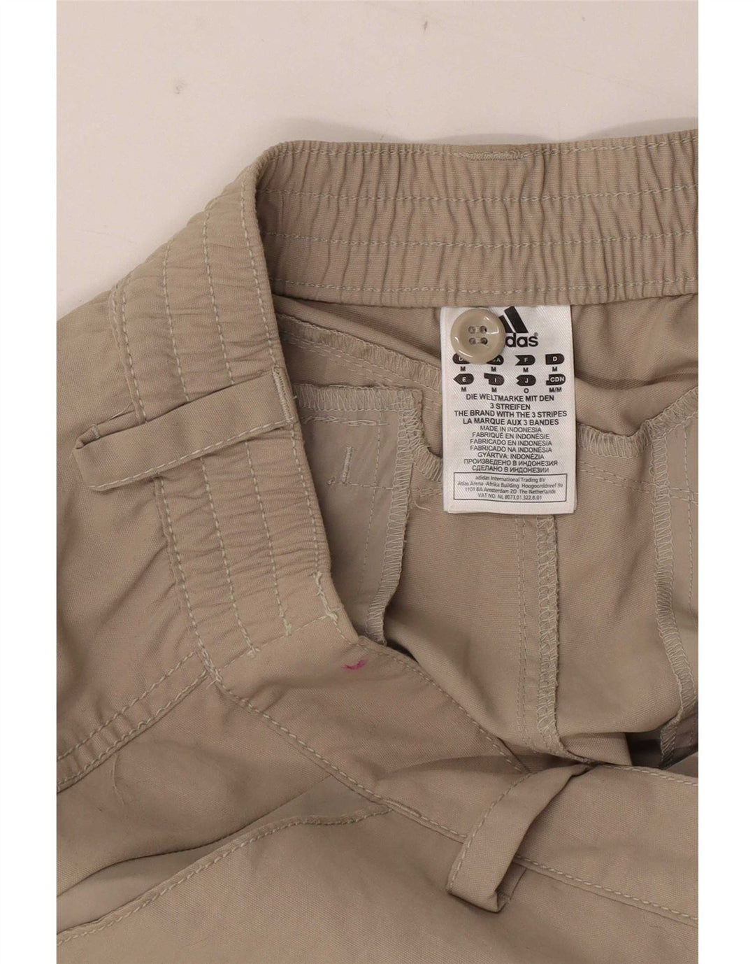 Calça Adidas Feminina Graphic Médio W30 L30 Marrom Nylon