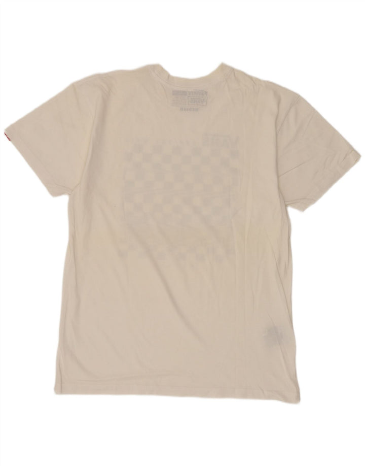 Camiseta Vans Masculina Classic Fit Graphic Top Médio Algodão Branco