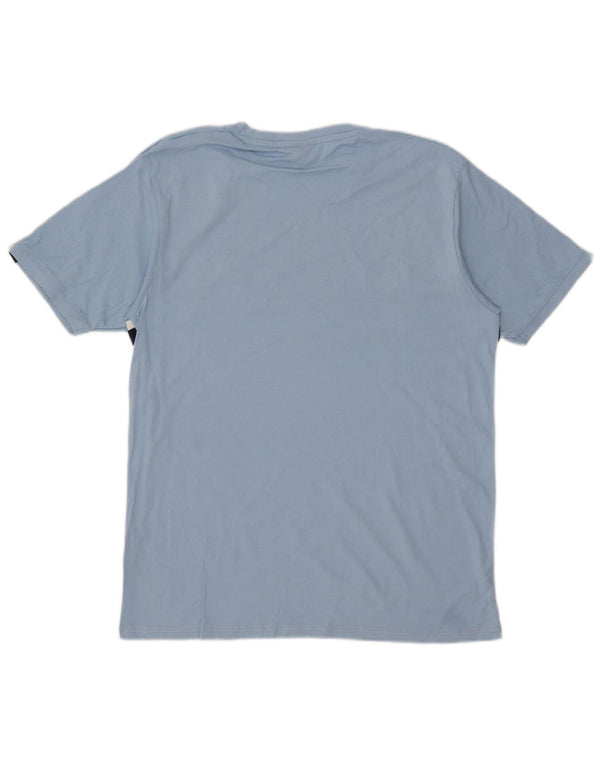 Camiseta masculina Ellesse Top XL azul colorblock algodão