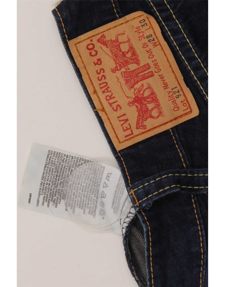 Calça jeans feminina Levi's 921 Bootcut W28 L30 azul algodão