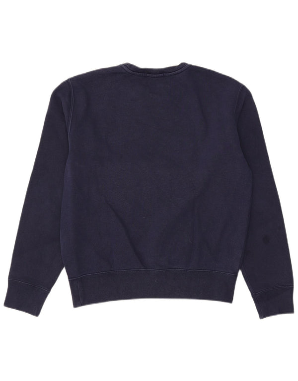 Polo Ralph Lauren moletom oversized feminino UK 6 XS azul marinho