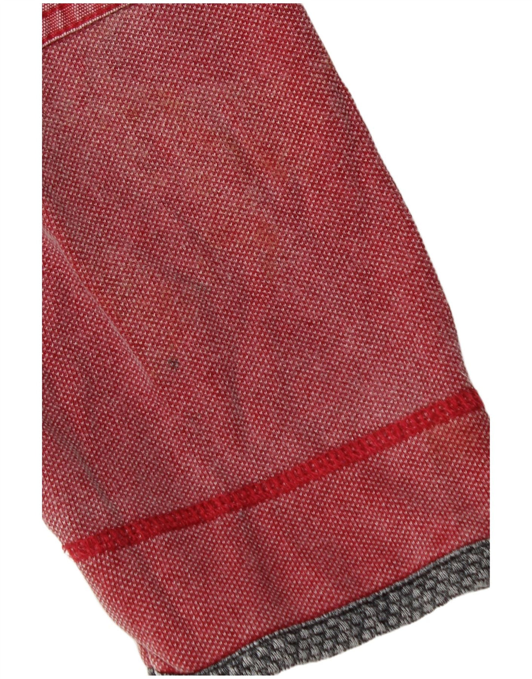 Fat Face Mens Zip Neck Moletom Jumper Pequeno Algodão Vermelho