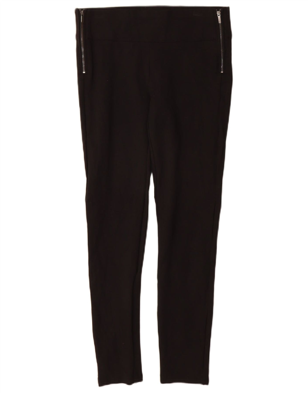 Zara Leggings Mulher UK 12 Médio Preto