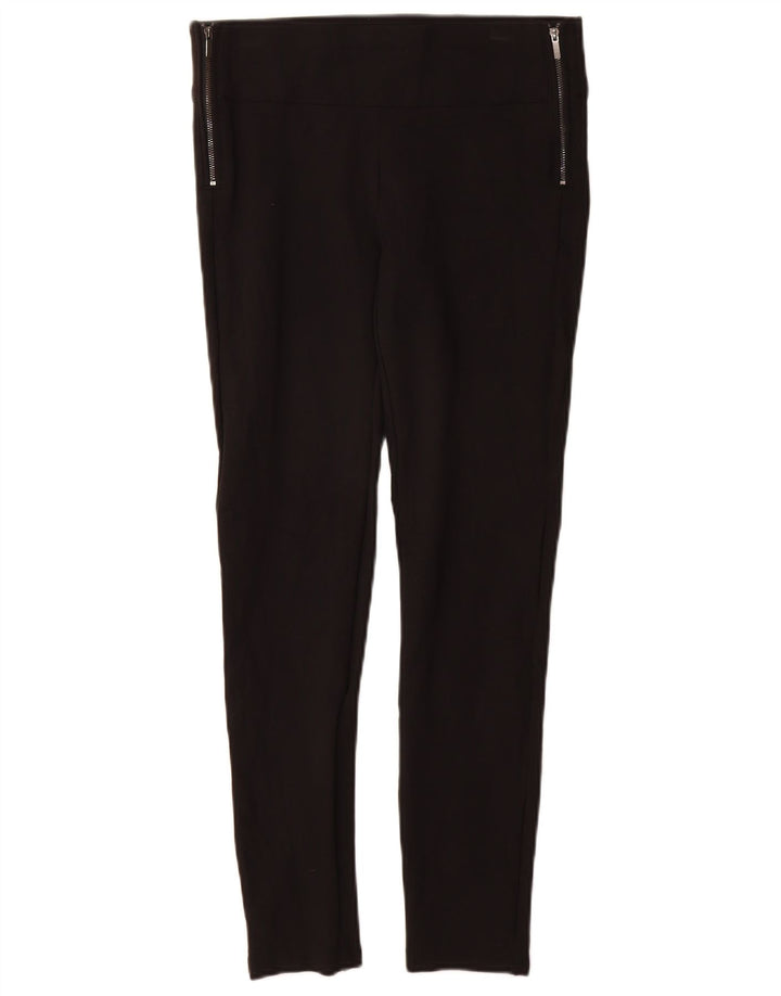 Zara Leggings Mulher UK 12 Médio Preto