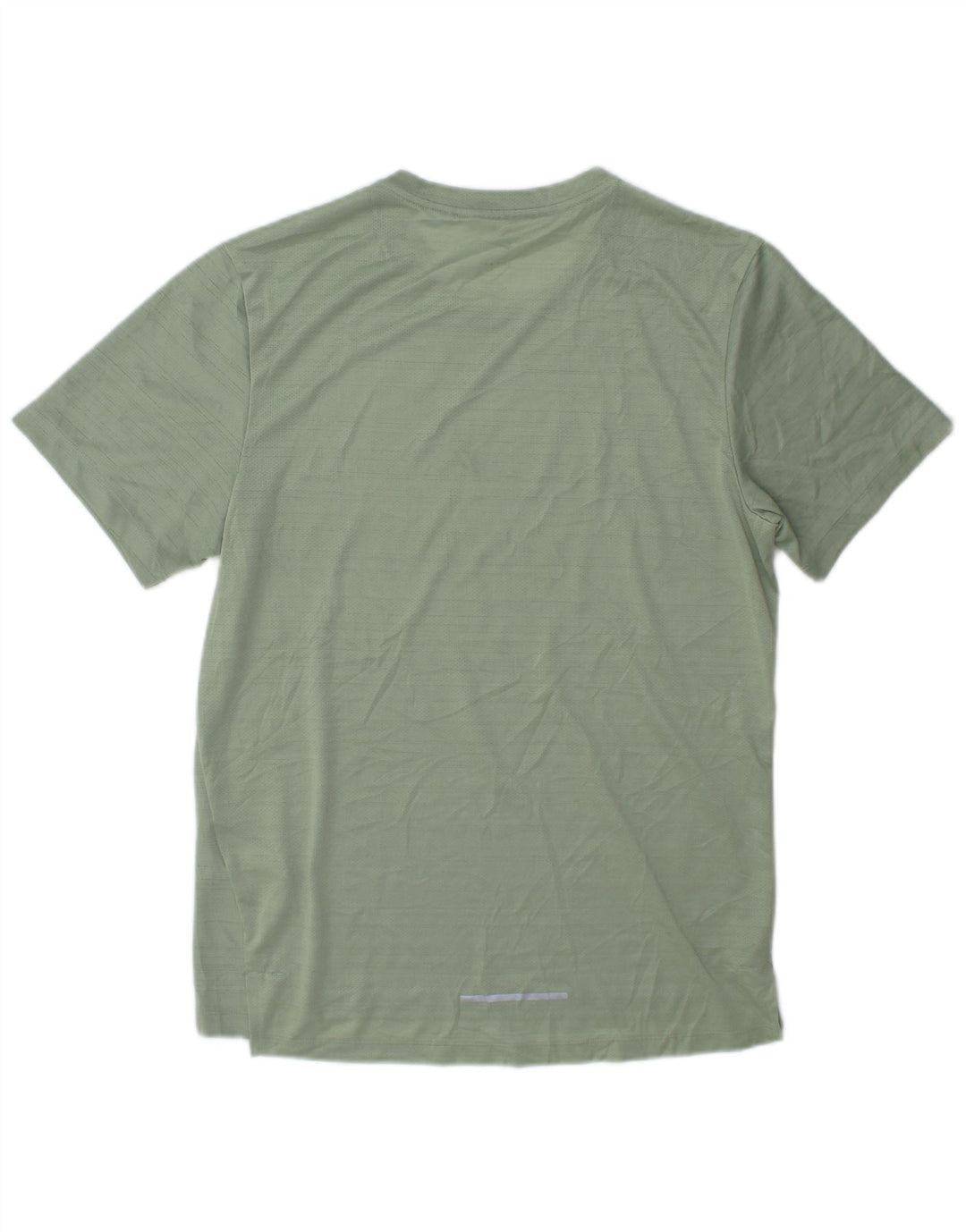 Camiseta masculina Nike Dri Fit Top pequeno poliéster manchado verde
