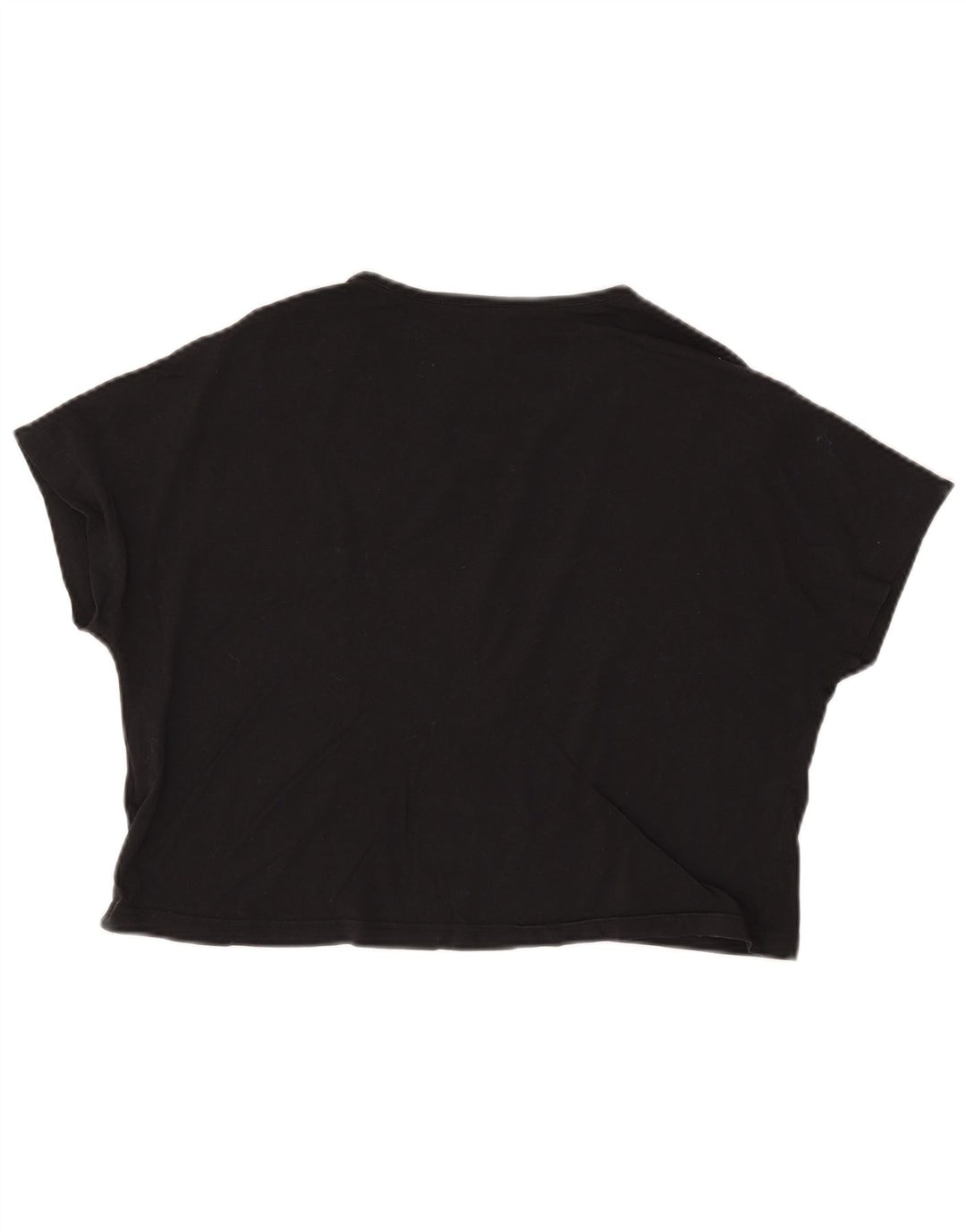 Camiseta feminina Adidas Crop Graphic Top UK 12/14 Médio Algodão Preto