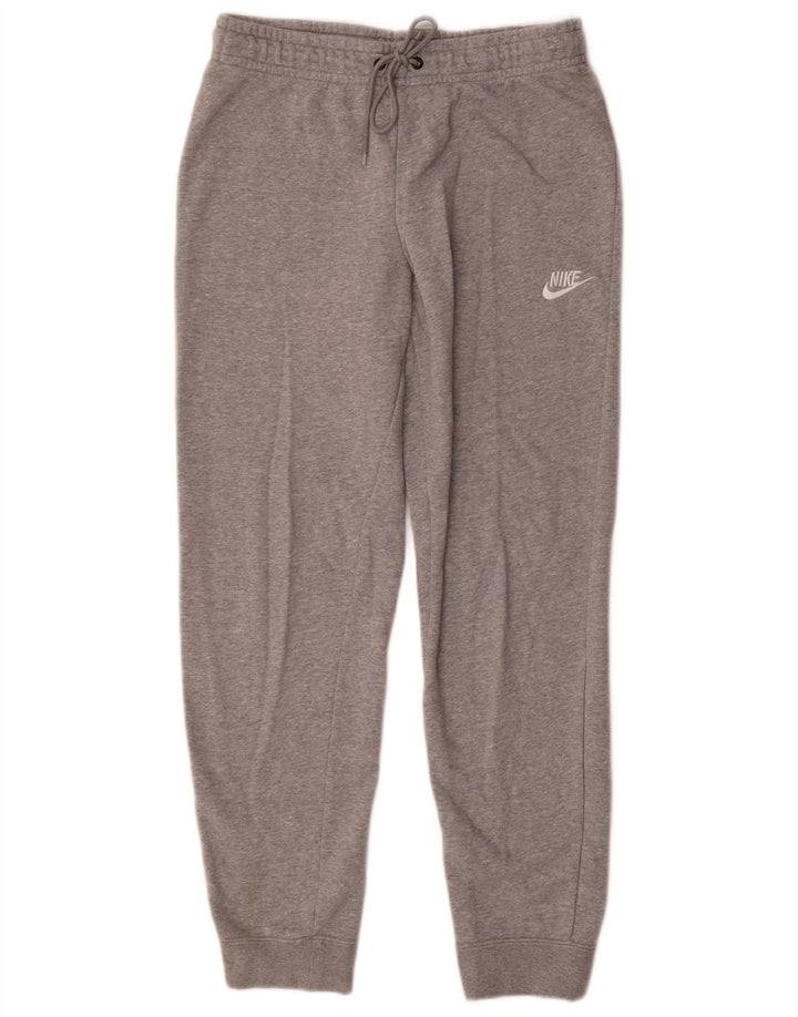 Calça de treino feminina Nike Joggers UK 14 algodão cinza médio