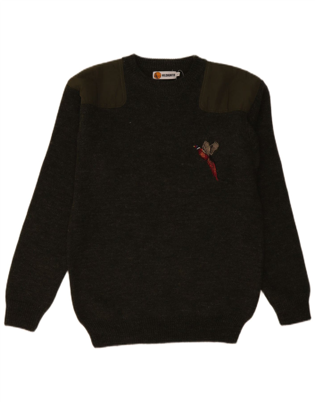 Suéter masculino com gola redonda grande