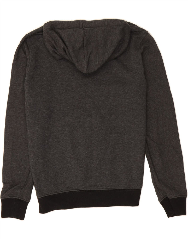 RUSSELL ATHLETIC Mens Graphic Hoodie Jumper Small Grey Cotton Vintage Russell Athletic and Second-Hand Russell Athletic from Messina Hembry 