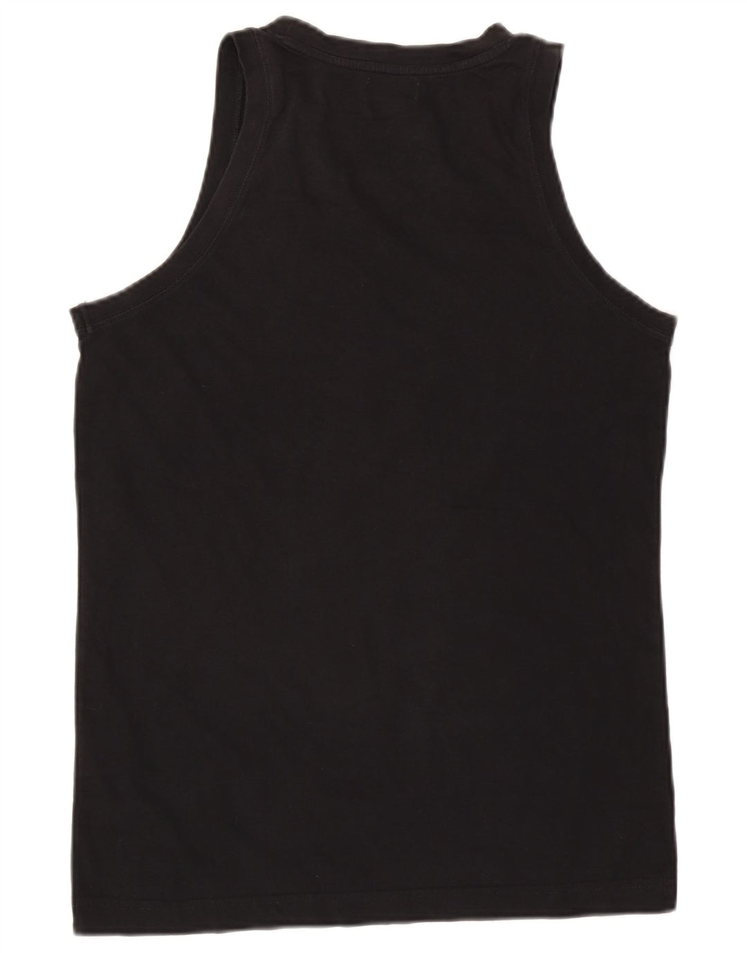 Kappa Mens Colete Top Médio Algodão Preto