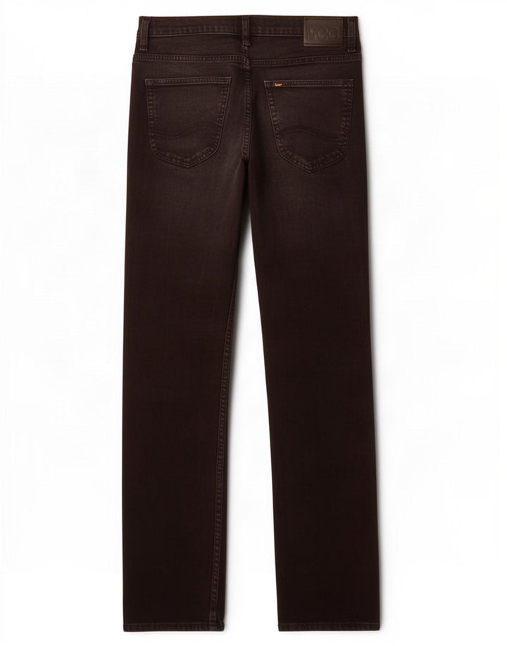 Lee Womens Powell Slim Jeans W30 L32 Algodão Preto