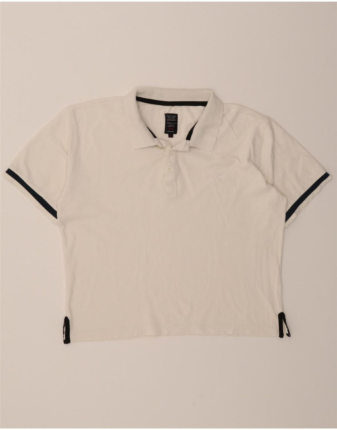 CARRERA Womens Polo Shirt UK 20 2XL White Cotton Vintage Carrera and Second-Hand Carrera from Messina Hembry 