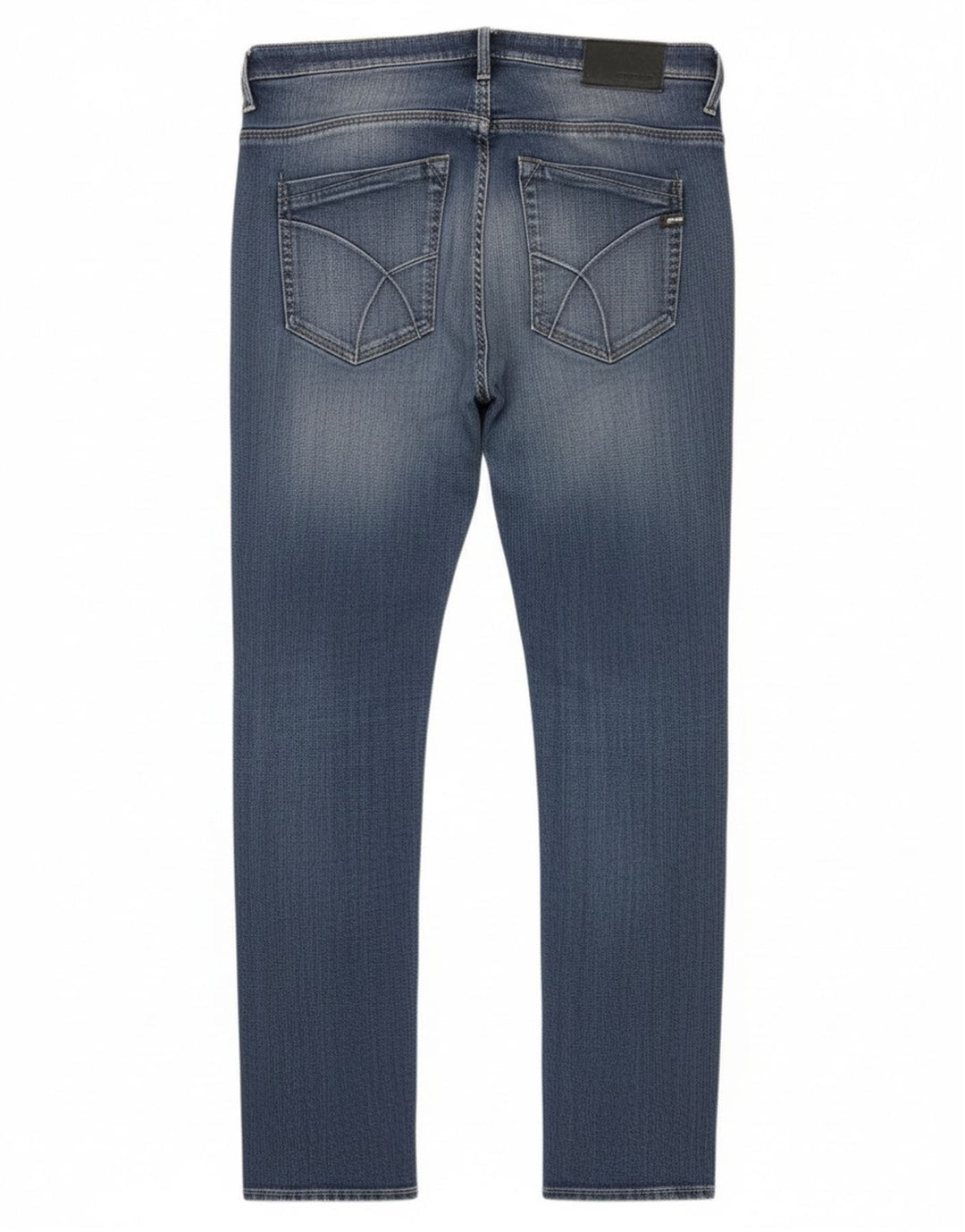 Gas Womens Slim Jeans W26 L30 Azul Algodão