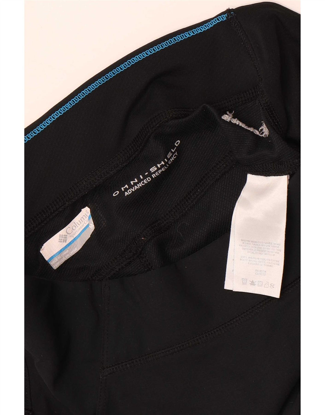 Columbia feminina Omni-Shield Capri Leggings UK 12 poliéster preto médio