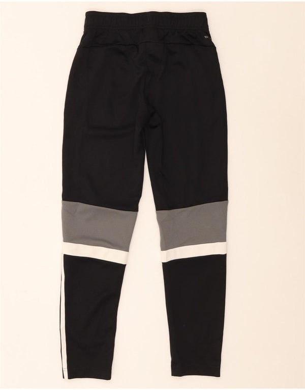Calças de treino Adidas Boys Climalite 10-11 anos preto colorblock