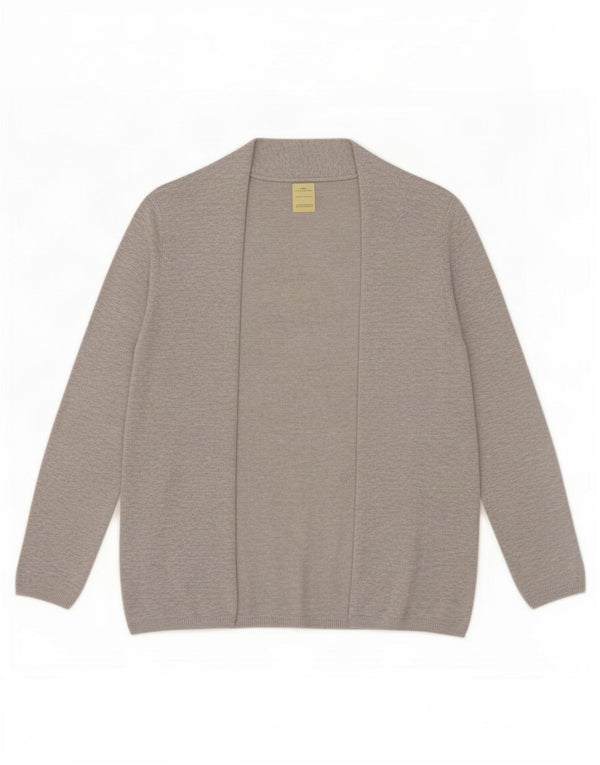 Suéter Zara Girls Open Cardigan 13-14 anos cinza