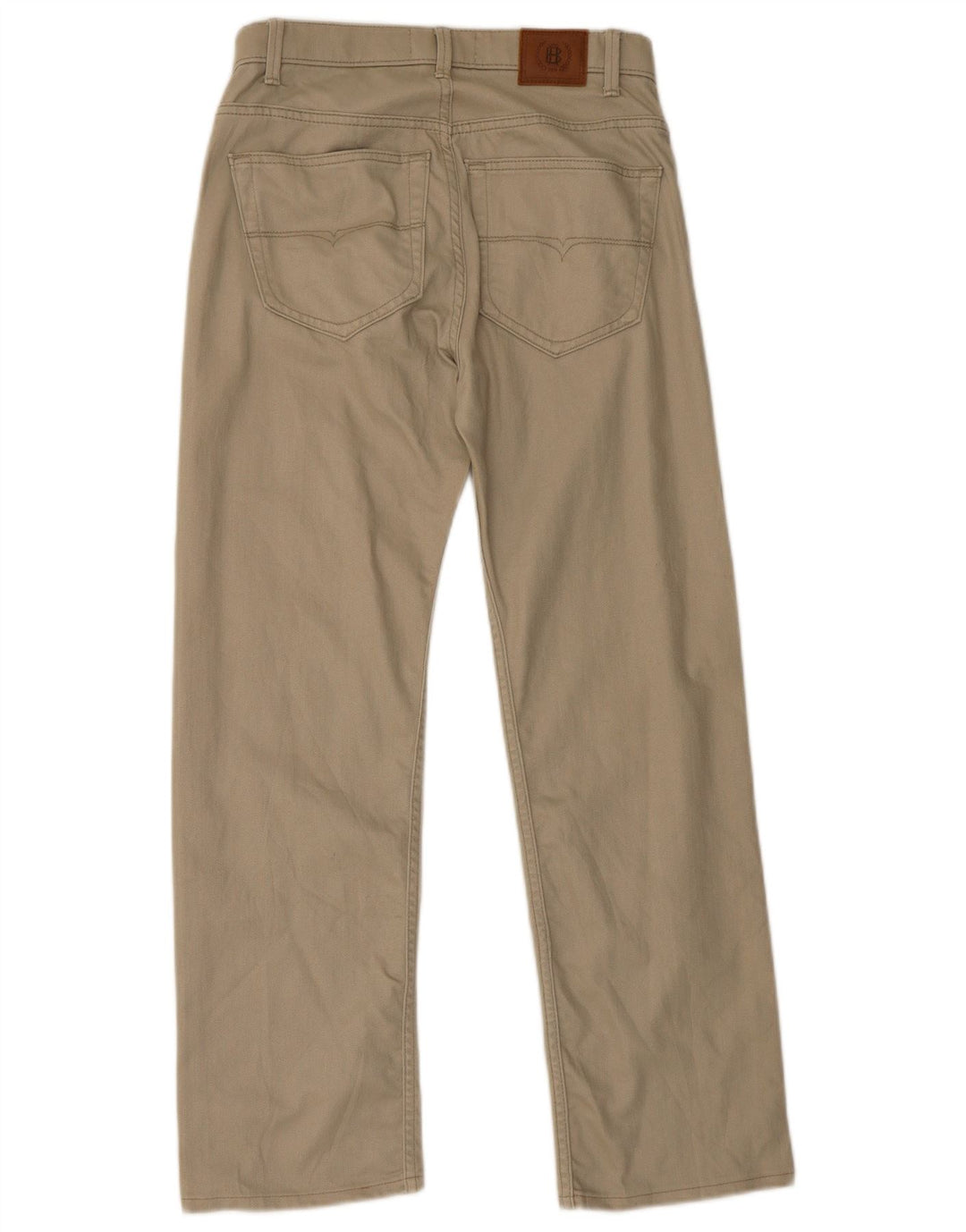 Calça casual reta masculina Marks & Spencer Blue Harbor W30 L30 cinza