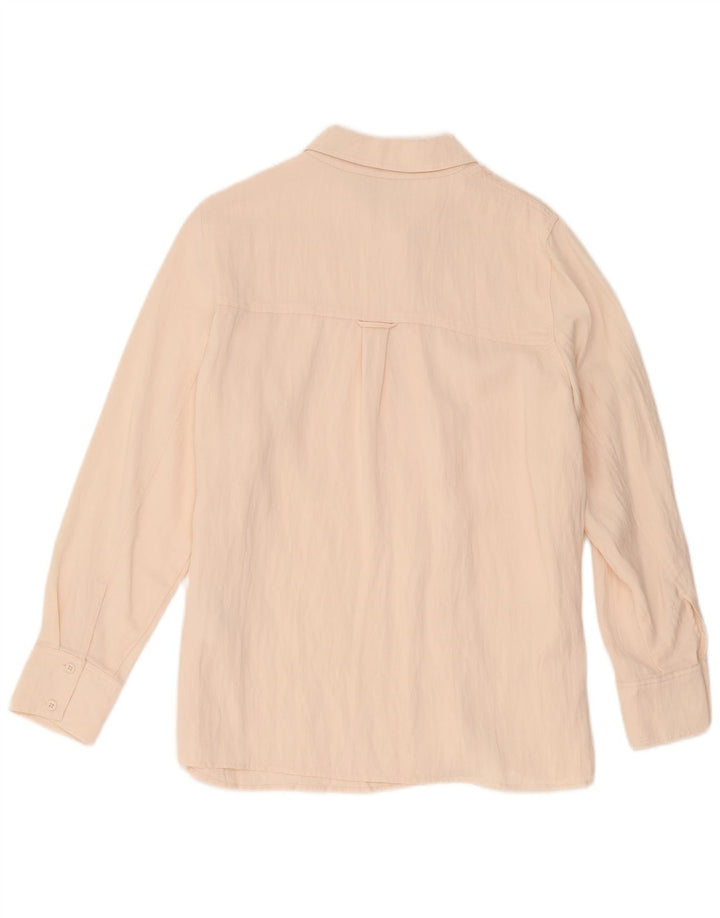 Camisa feminina Marks & Spencer UK 16 grande rosa Lyocell