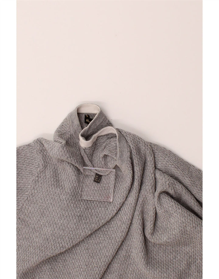 MASSIMO DUTTI Mens Crew Neck Jumper Sweater Small Grey Cotton Vintage Massimo Dutti and Second-Hand Massimo Dutti from Messina Hembry 