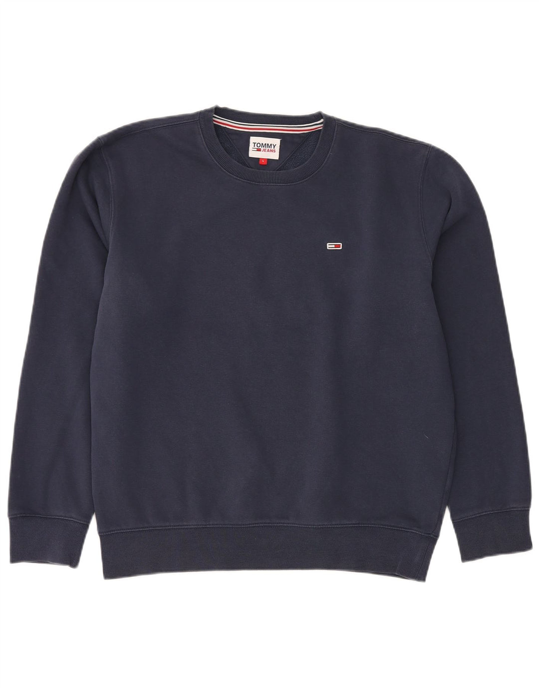 TOMMY HILFIGER moletom masculino jumper grande algodão azul marinho
