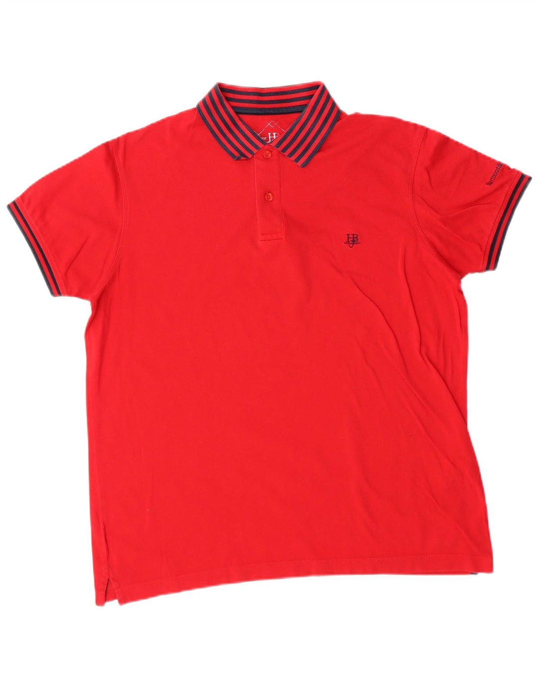Camisa polo masculina Harmont & Blaine grande algodão vermelho