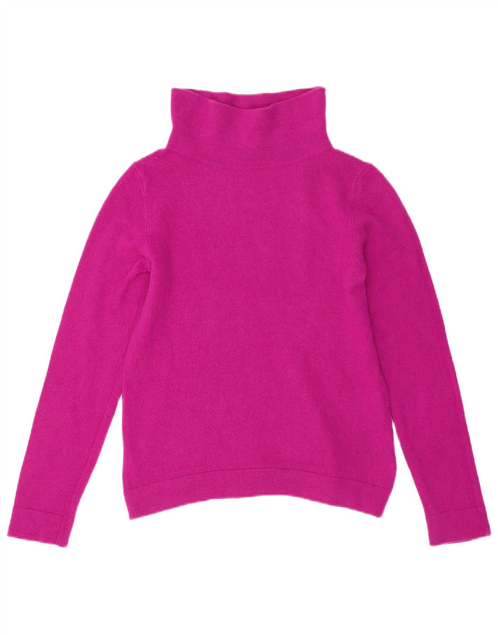 Suéter feminino HOBBS com gola redonda Reino Unido 10 pequeno rosa